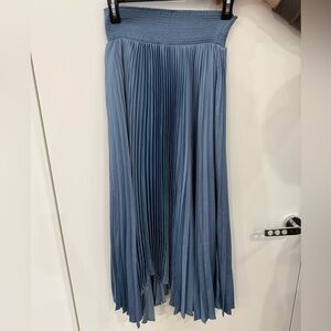 Elegant Blue Maxi Skirt